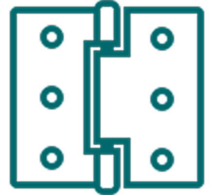 Icona di una cerniera per Accessori del controtelaio